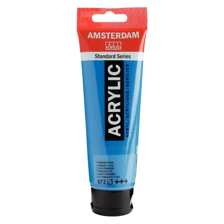 Amsterdam Acrylic Paint  Tube 120ml Primary Cyan