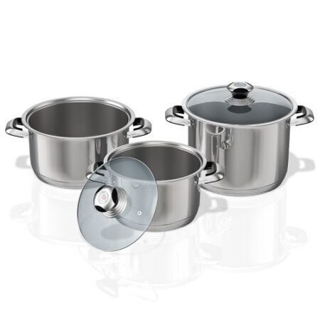 Bunnet & Read Finesse Supersized Stainless Steel Set (5 Piece) Extra Large