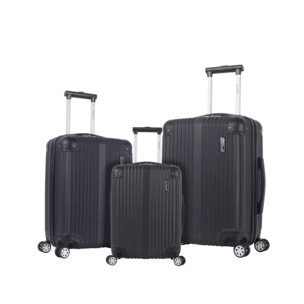 Berlin 3 Piece Luggage Set Black