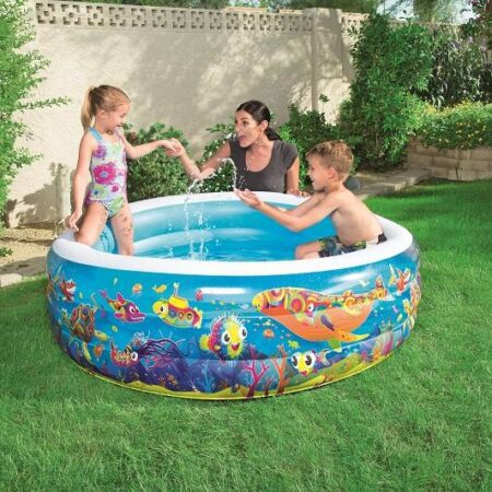 Bestway Inflatable Pool - 3 Ring - Fish Printed