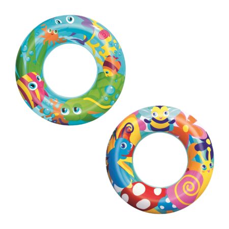 Bestway Swim Ring Designer  - 56cm - Assorted Colours
