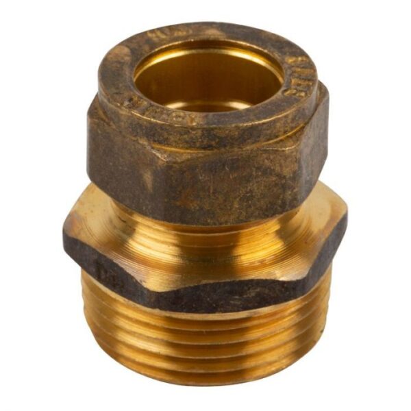 Compression Brass Coupler Cxmi - 22mm  x  3/4