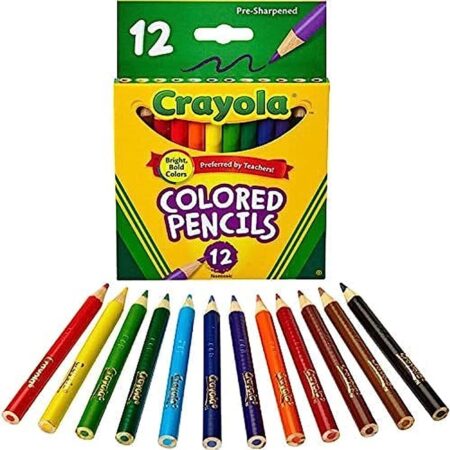 Crayola 12 Half Length Colour Pencils