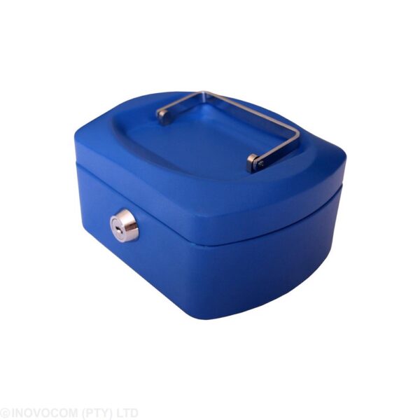 Croxley 6 Inch Cash Box Blue