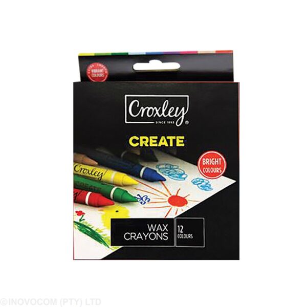 Croxley 8mm Wax Crayon 12's