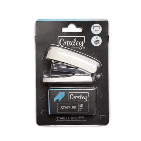 Croxley Stapler Mini White