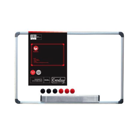 Croxley White Board With Accessories  600X900 Magnetic