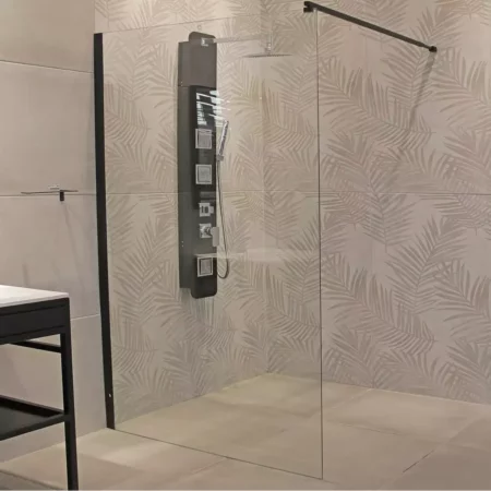 Crystaltech Shower Screen - Wall Mount - 2000 X 1000mm - For Bath Ct7106Ch