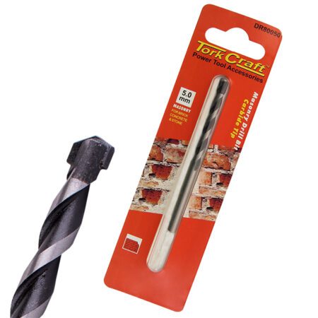 Tork Craft Drill Bit Masonry/Concrete  5.0mm - 1 Qty - Carded