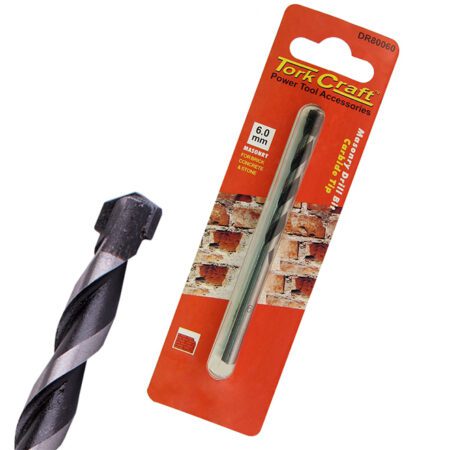 Tork Craft Drill Bit Masonry/Concrete  6.0mm - 1 Qty - Carded