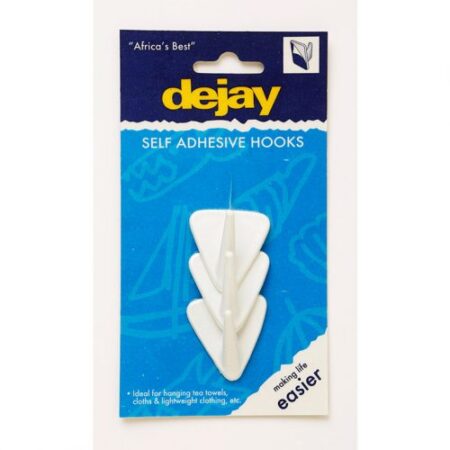 Deejay Self Adhesive Hook Plastic Triangle 3 Pieces