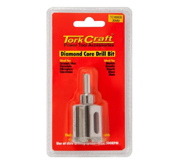 Tork Craft Diamond Core Bit 30mm For Tiles