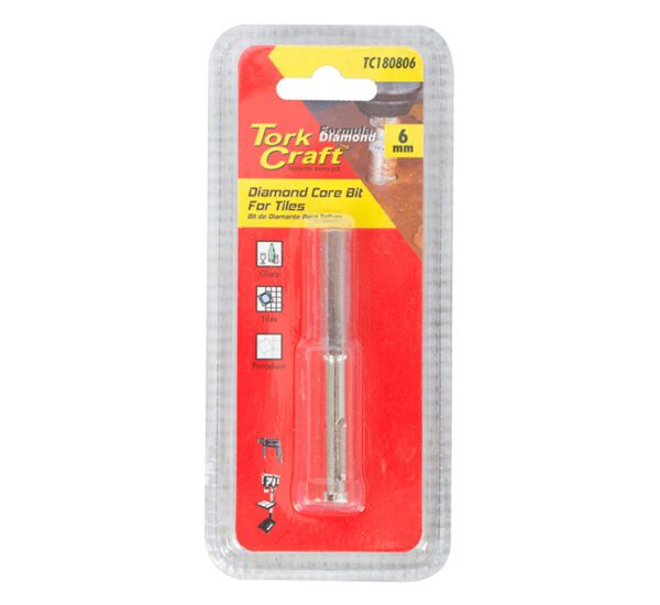 Tork Craft Diamond Core Bit  6mm For Tiles