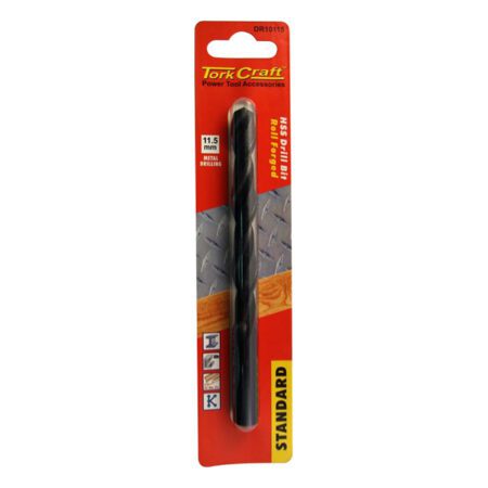 Tork Craft Drill Bit High Speed Steel Standard 11.5mm - 1 Qty - Carded