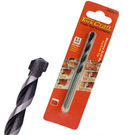 Tork Craft Drill Bit Masonry/Concrete  6.5mm - 1 Qty - Carded