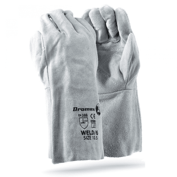 Dromex Glove Chrome Leather- Double Palm - Elbow Length