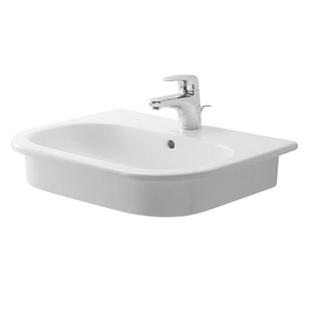 Duravit Vanity Basind-Code -  Countertop Model - White  -  54cm -  W.Of W.Tp 1 Th