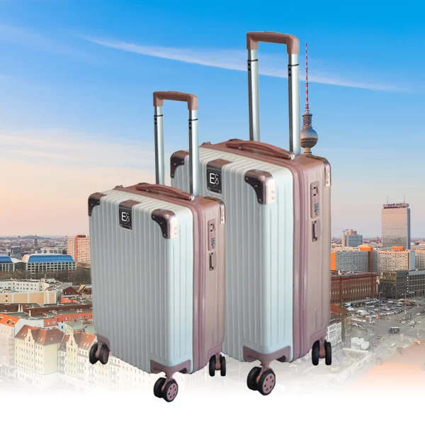 Eco Berlin 2 Pieceluggage Set- Pink