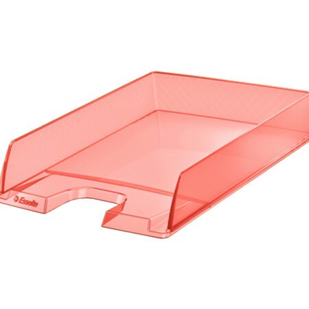 Esselte Letter Tray Colourice Apricot Transparent Finish