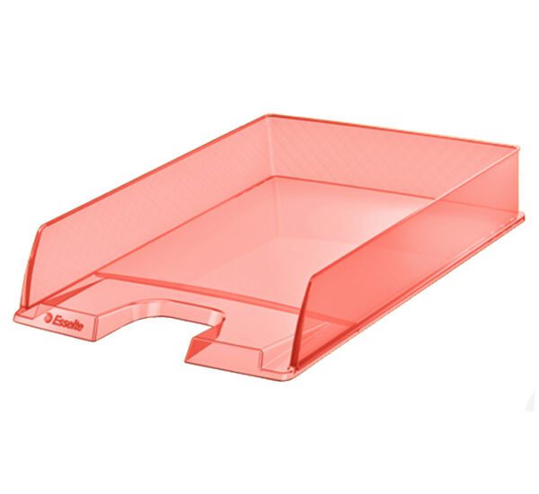 Esselte Letter Tray Colourice Apricot Transparent Finish
