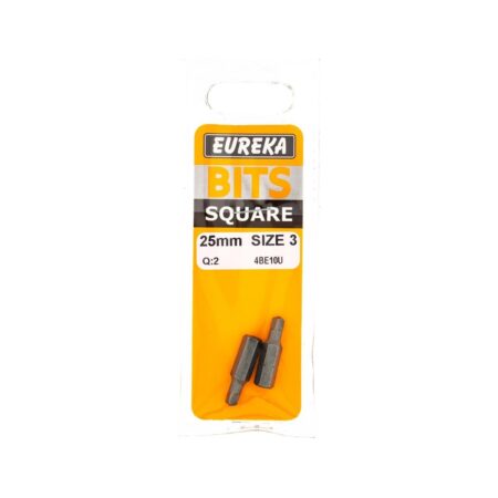 Eureka Bit Square 6-7.0 Screw 25mm Size 3- 2 Qty