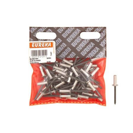 Eureka Blind  Rivet Alluminium Closed 4.8X15mm- 50 Qty