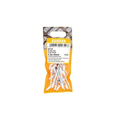 Eureka Blind  Rivet Alluminium Open 4.0X8mm  - 25 Qty