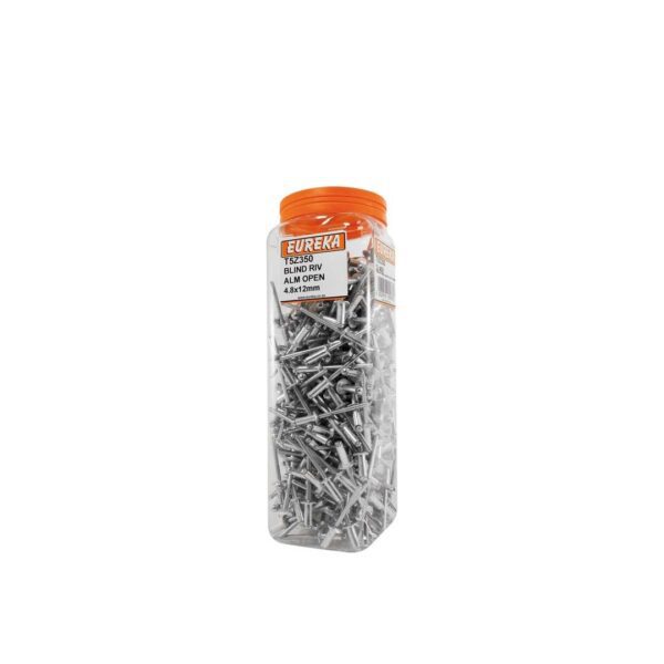 Eureka Blind Rivet Alluminium Open 4.8X12mm - 400 Qty