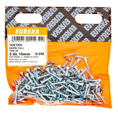 Eureka Nail In White Rimmed - 6 x 70mm  - 30 Qty