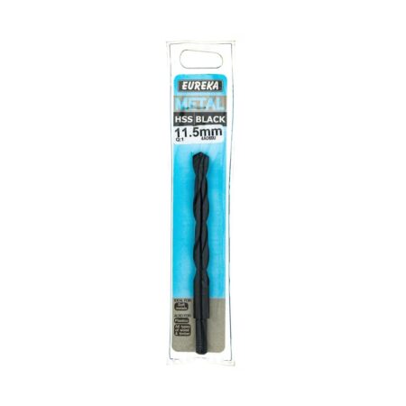 Eureka  Drill Bit  High Speed Steel Black 11.5mm  - 1 Qty