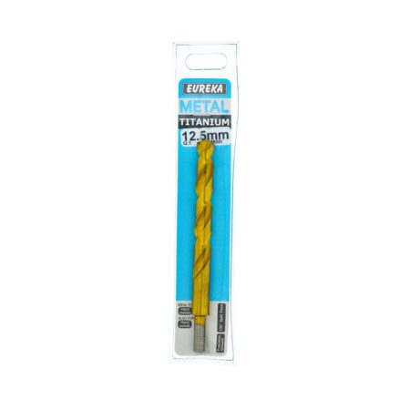 Eureka Drill Bit  High Speed Steel Titan Gold 12.5mm  - 1 Qty