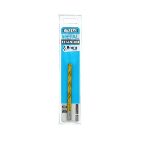 Eureka Drill Bit  High Speed Steel Titan Gold 8.5mm  - 1 Qty