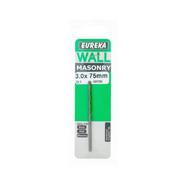 Eureka Drill Bit Masonry 3.0X75mm - 1 Qty