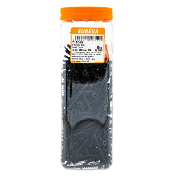Eureka Drywll Screw - Coarse - T3 - 4.2  x  50mm #8- 300 Qty