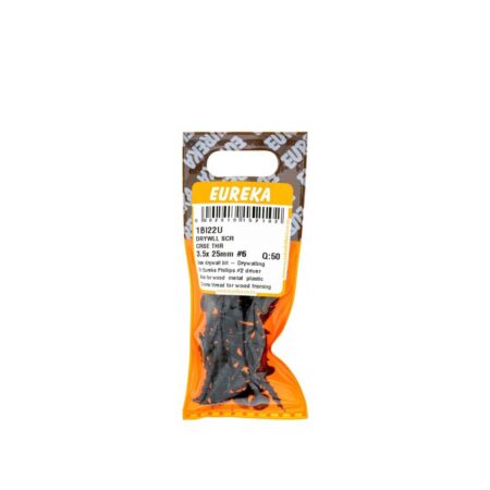 Eureka Drywll Screw -  Coarse Thread -  3.5  x  25mm #6- 50 Qty