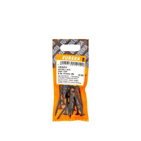 Eureka Drywll Screw -  Coarse Thread -  3.5  x  41mm #6- 20 Qty