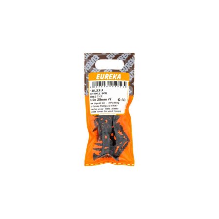 Eureka Drywll Screw -  Coarse Thread -  3.9  x  25mm #7- 30 Qty