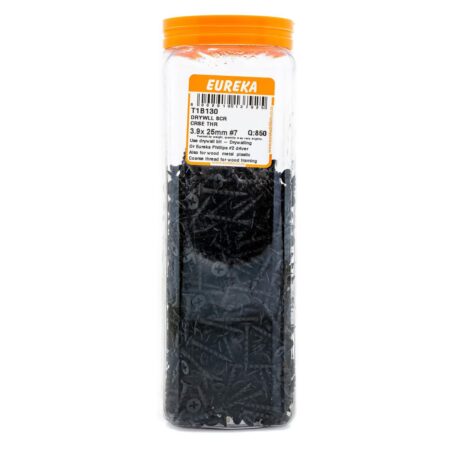 Eureka Drywll Screw -  Coarse Thread -  3.9  x  25mm #7- 850 Qty