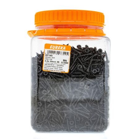 Eureka Drywll Screw -  Coarse Thread -  4.2  x  25mm #8- 3300 Qty