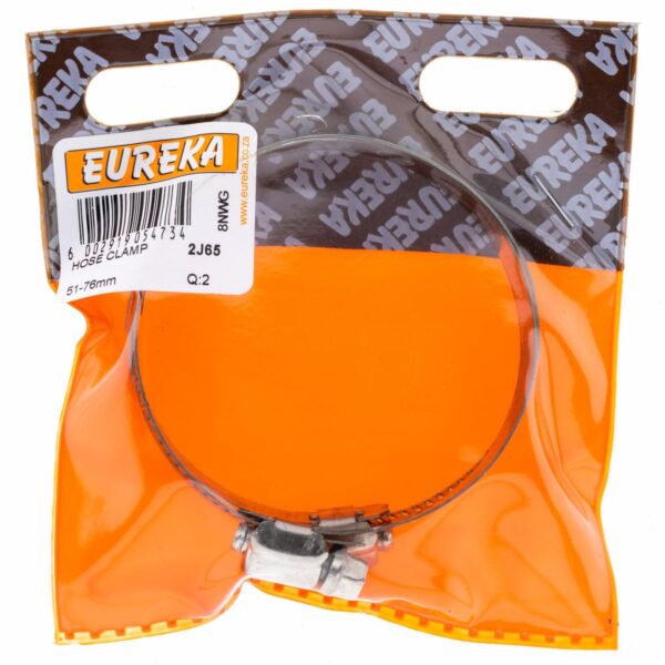 Eureka Hose Clamp ~ 51-76mm - 2 Qty