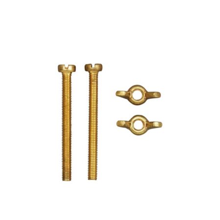 Eureka Machine Screw & Washer Nut Solid Brass Cheesehead - 5  x  50mm - 2 Qty