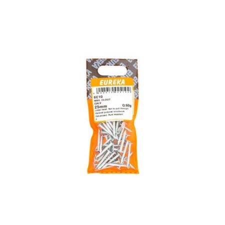 Eureka Nail Clout - Galvanised - 25mm  - 60gms