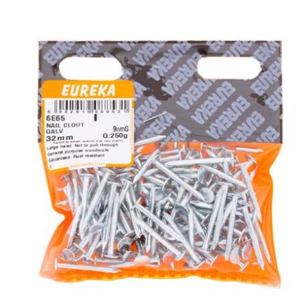 Eureka Nail Clout - Galvanised - 32mm  - 250gmsg