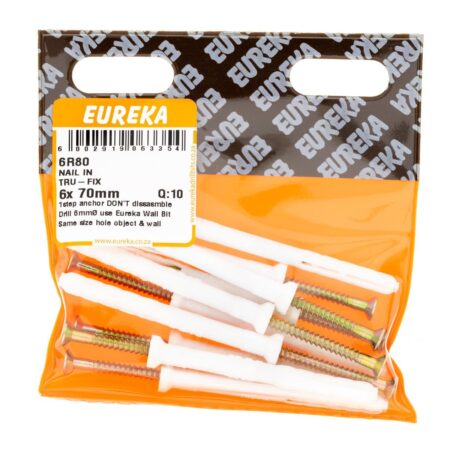 Eureka Nail In Tru-Fix -  6 x 70mm - 10 Qty