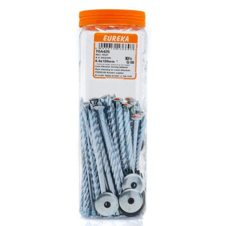 Eureka Nail Roof & B Washer - 6.6 x 120mm *-  50 Qty