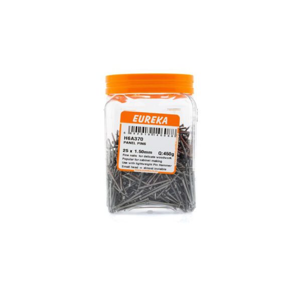 Eureka Panel Pins - 25  x 1.50mm  - 450gms