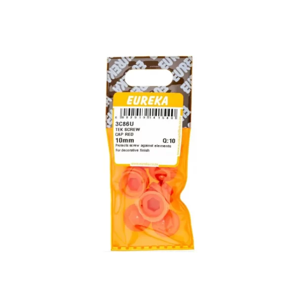 Eureka Tek Screw Cap - 10mm  - Red -  10gms