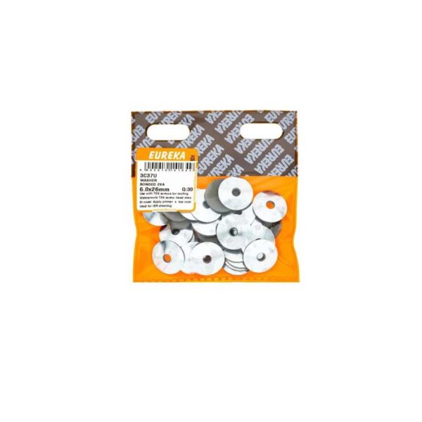 Eureka Washer Bonded Eva Polyethylene Foam - 6.0 x 26mm - 30 Qty