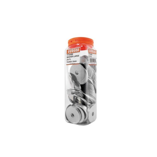 Eureka Washer - Large - Zinc  Plated - 10 x 45 x 1.5mm - 15 Qty0