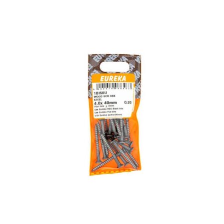 Eureka Wood  Screw -  Countersunk -  Structural Boltings - 4.5 x 40mm - 20 Qty